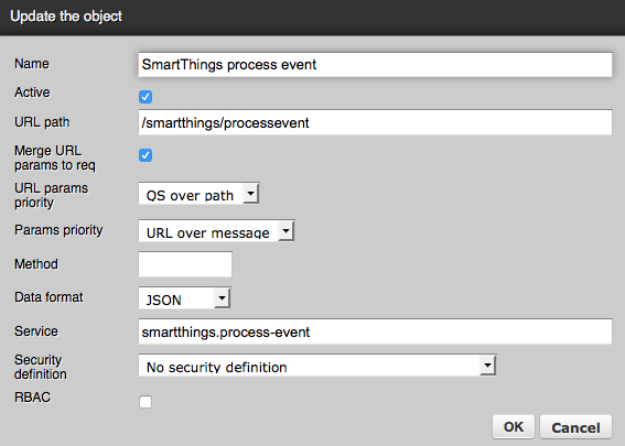 Zato process smartthings event